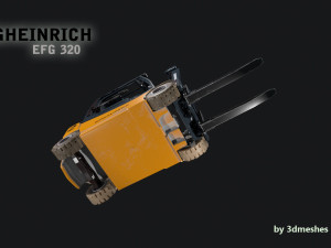 Jungheinrich - EFG320 Electro Forklift - PBR 3D Model