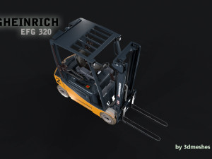 Jungheinrich - EFG320 Electro Forklift - PBR 3D Model