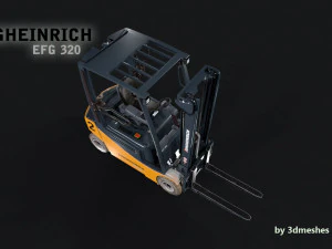 Jungheinrich - EFG320 Electro Forklift - PBR 3D Model