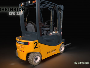 Jungheinrich - EFG320 Electro Forklift - PBR 3D Model
