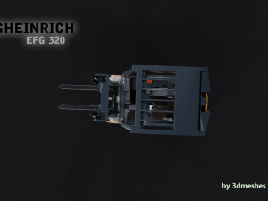 Jungheinrich - EFG320 Electro Forklift - PBR 3D Model