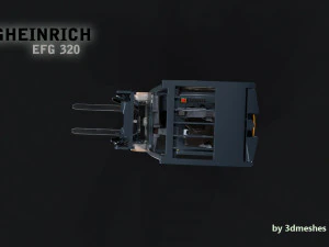 Jungheinrich - EFG320 Electro Forklift - PBR 3D Model