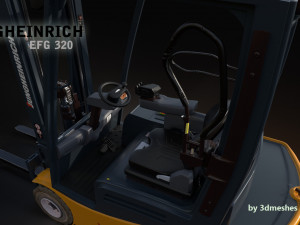 Jungheinrich - EFG320 Electro Forklift - PBR 3D Model