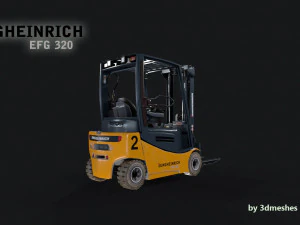 Jungheinrich - EFG320 Electro Forklift - PBR 3D Model