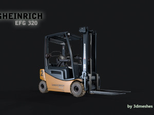 Jungheinrich - EFG320 Electro Forklift - PBR 3D Model