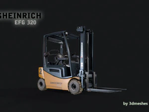 Jungheinrich - EFG320 Electro Forklift - PBR 3D Model