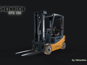 Jungheinrich - EFG320 Electro Forklift - PBR 3D Model