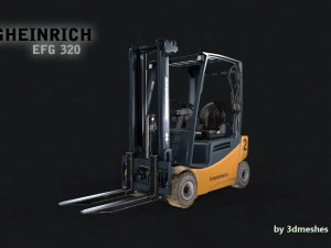 Jungheinrich - EFG320 Electro Forklift - PBR 3D Model