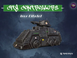 Controladores de la ciudad - Ciudadela de Hierro - PBR Modelo 3D