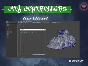 City Controllers - Iron Citadel - PBR 3D Model