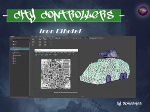 City Controllers - Iron Citadel - PBR 3D Model