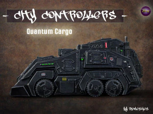 City Controllers - Quantum Cargo - PBR 3D Model