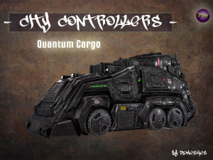 City Controllers - Quantum Cargo - PBR 3D Модель