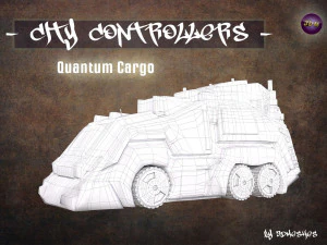 City Controllers - Quantum Cargo - PBR 3D Model