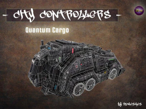 City Controllers - Quantum Cargo - PBR 3D Model