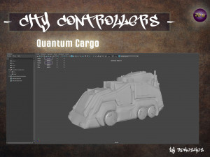 City Controllers - Quantum Cargo - PBR 3D Модель