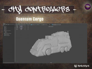 City Controllers - Quantum Cargo - PBR 3D Model