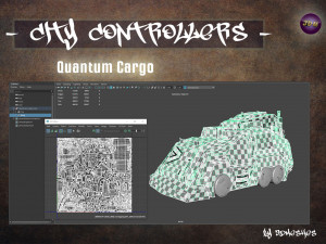 City Controllers - Quantum Cargo - PBR 3D Модель