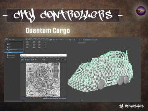 City Controllers - Quantum Cargo - PBR 3D Model