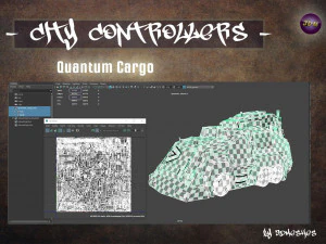 City Controllers - Quantum Cargo - PBR 3D Model