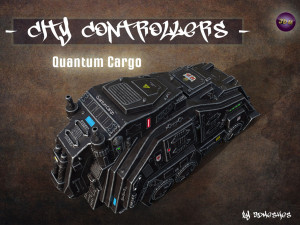 City Controllers - Quantum Cargo - PBR 3D Модель