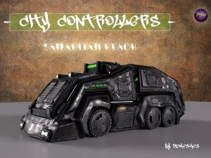 City Controllers -Samaritan Reach - PBR 3D Model
