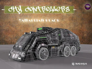 City Controllers -Samaritan Reach - PBR 3D Model