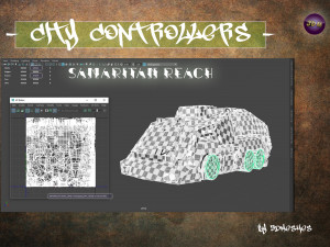 City Controllers -Samaritan Reach - PBR 3D Model