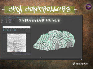 City Controllers -Samaritan Reach - PBR 3D Model