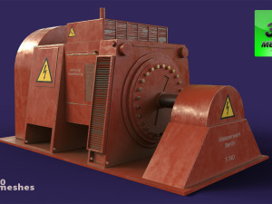Wasserwerk T740 - PBR 3D Model