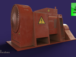 Wasserwerk T740 - PBR 3D Model