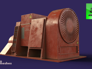 Wasserwerk T740 - PBR 3D Model