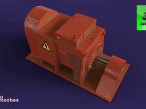 Wasserwerk T740 - PBR 3D Model
