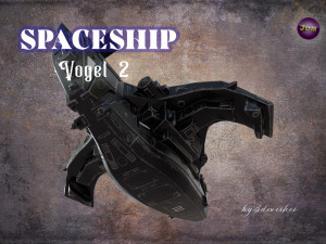 Spaceship - Vogel 2 - PBR 3D 모델
