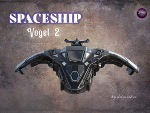 Spaceship - Vogel 2 - PBR 3D Model