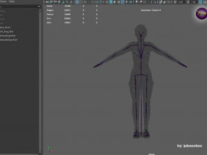 Girl Dog Bot - PBR 3D Model
