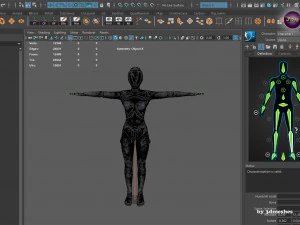 Girl Dog Bot - PBR 3D Model