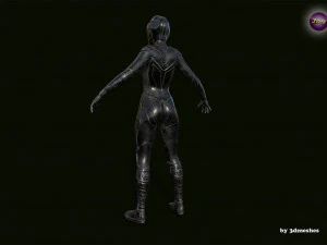 Girl Dog Bot - PBR 3D Model