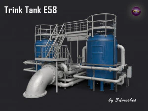 トリンクタンク ベルリン フリードリヒスハイン - PBR 3Dモデル