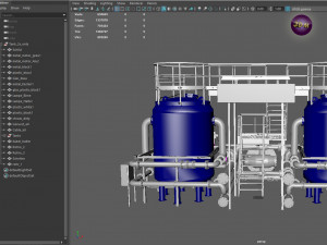 Trinktank Berlin Friedrichshain - PBR 3Dモデル