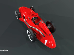 Maserati 250F Grand Prix - PBR 3D Model