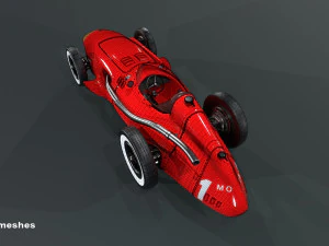 Maserati 250F Grand Prix - PBR 3D Model