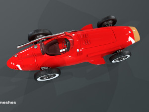 Maserati 250F Grand Prix - PBR 3D 모델