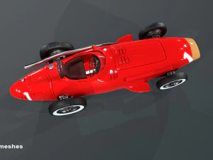 Maserati 250F Grand Prix - PBR 3D Model