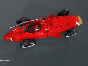 Maserati 250F Grand Prix - PBR 3D Model
