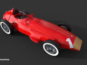 Maserati 250F Grand Prix - PBR 3D Model