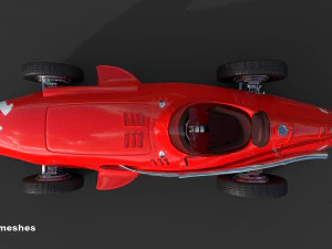 Maserati 250F Grand Prix - PBR 3D Model