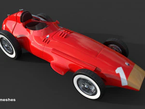 Maserati 250F Grand Prix - PBR 3D Model