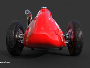 Maserati 250F Grand Prix - PBR 3D Model