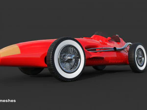 Maserati 250F Grand Prix - PBR 3D Model
